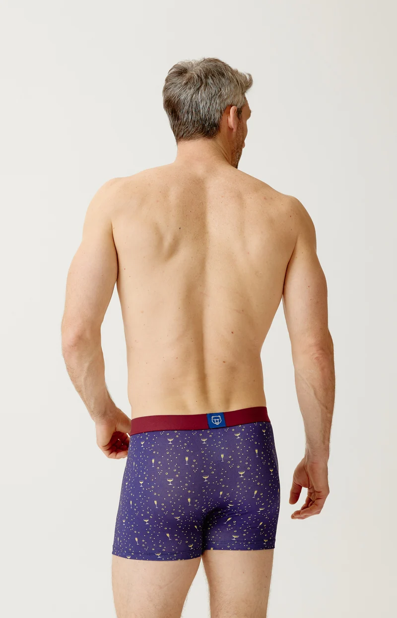 Boxer en jersey de coton - Champagne