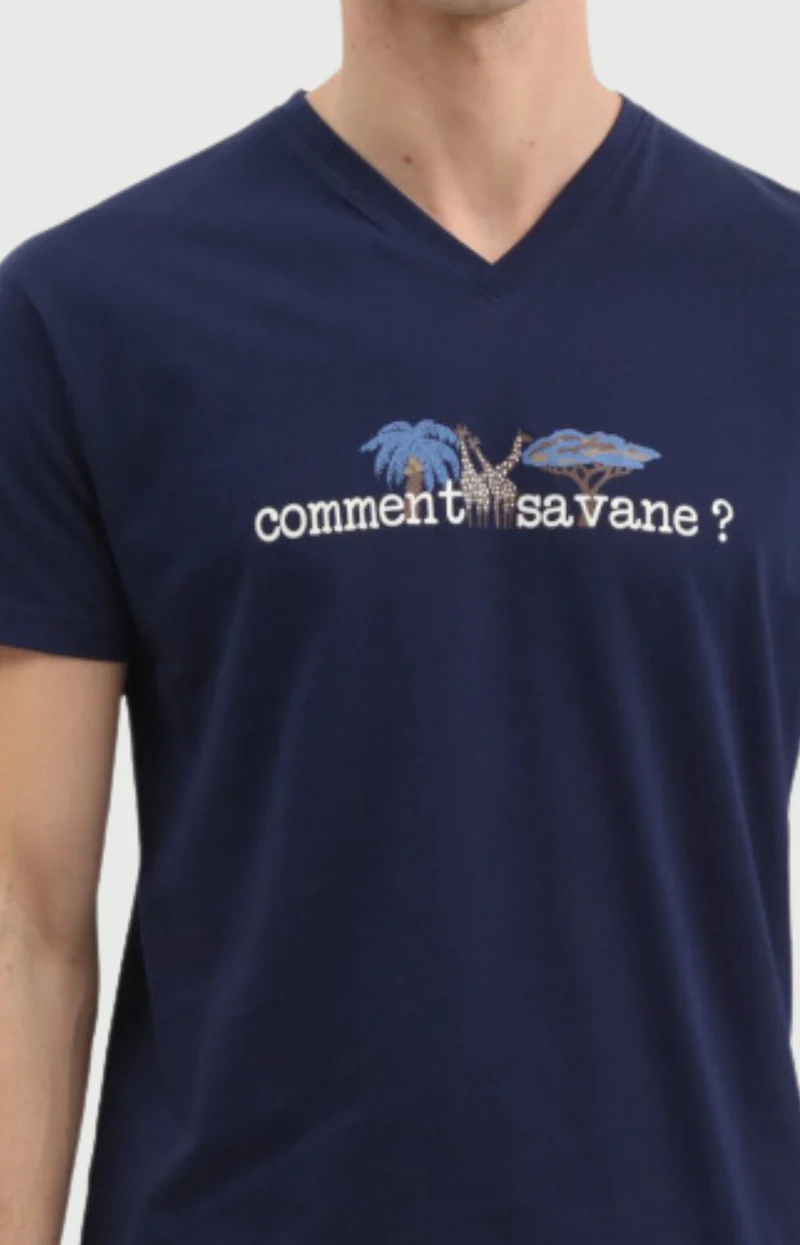 Pyjashort en jersey de coton léger - Comment savane ?