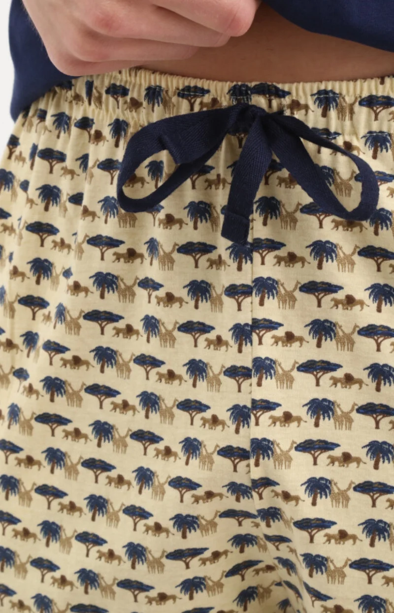 Pyjashort en jersey de coton léger - Comment savane ?