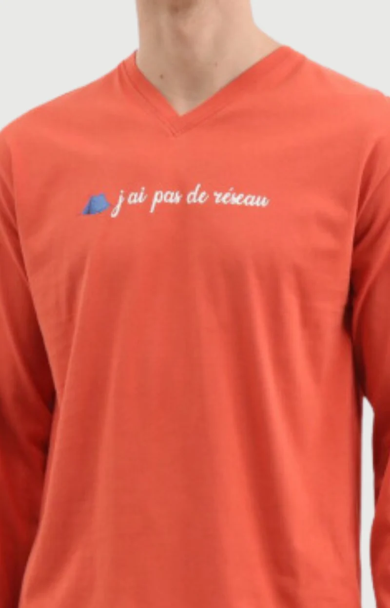 Pyjama en jersey de coton - Camping