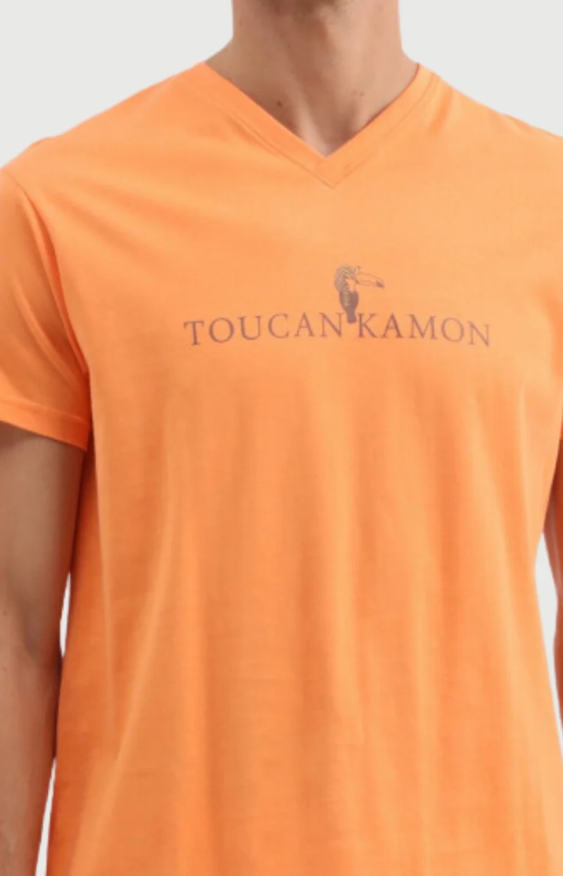 Pyjashort en jersey de coton léger - Toucankamon