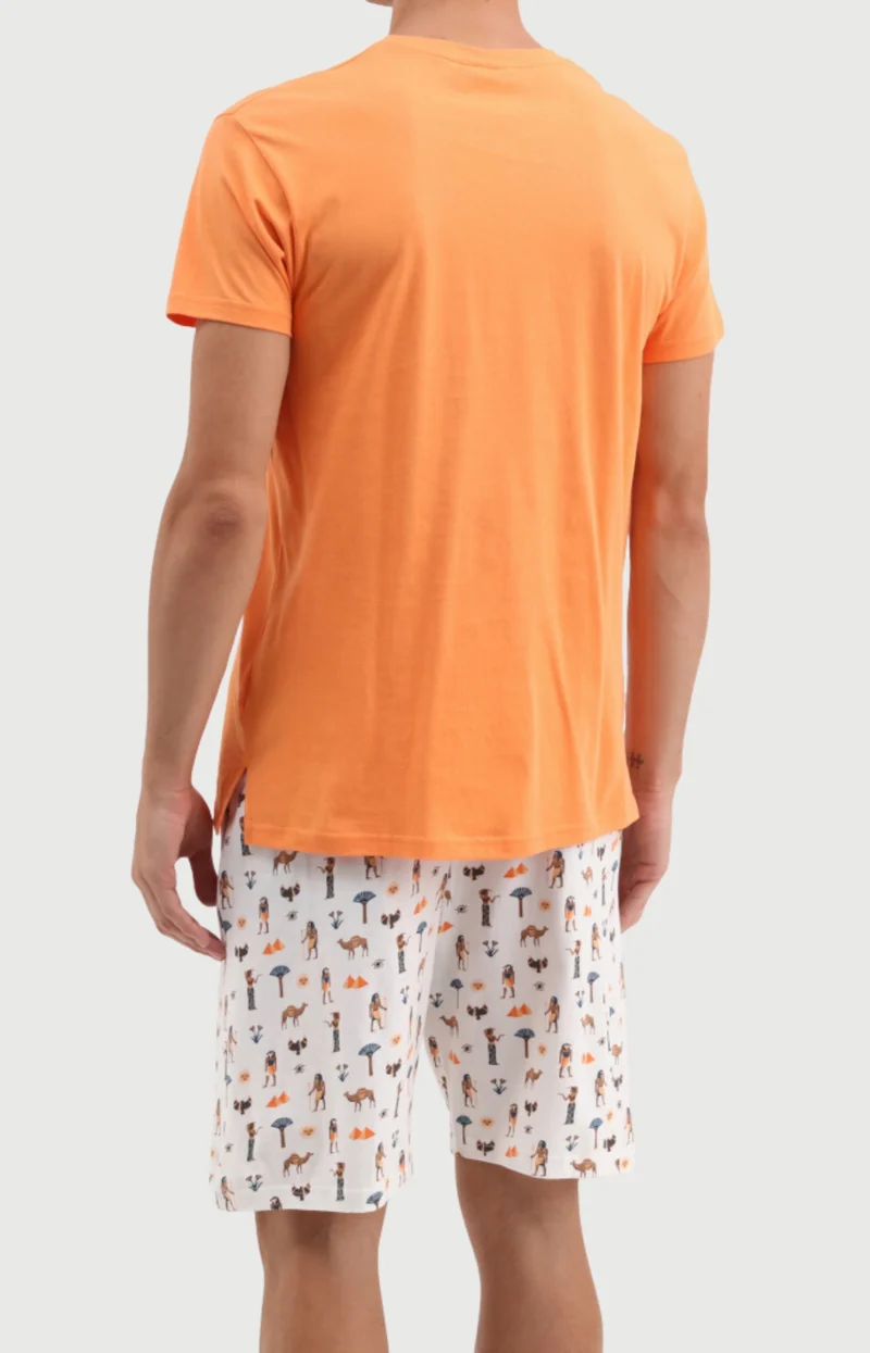 Pyjashort en jersey de coton léger - Toucankamon