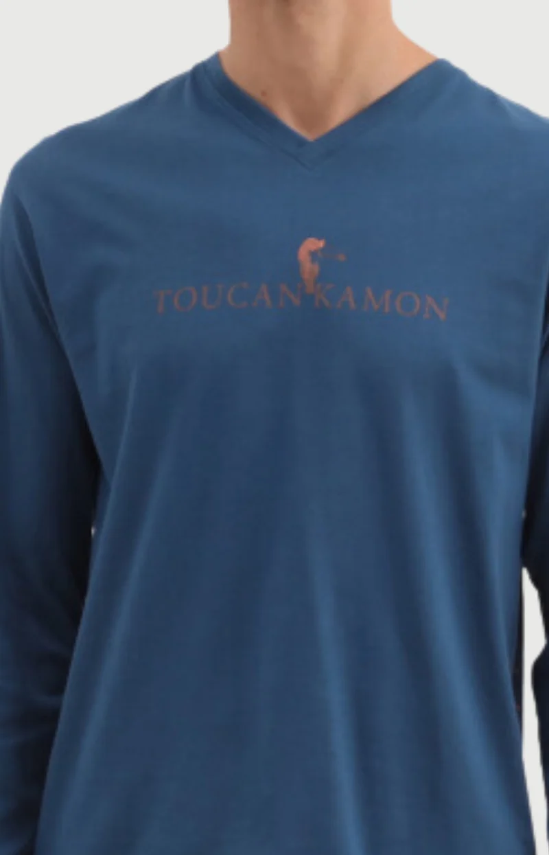 Pyjama en jersey de coton - Toucankamon