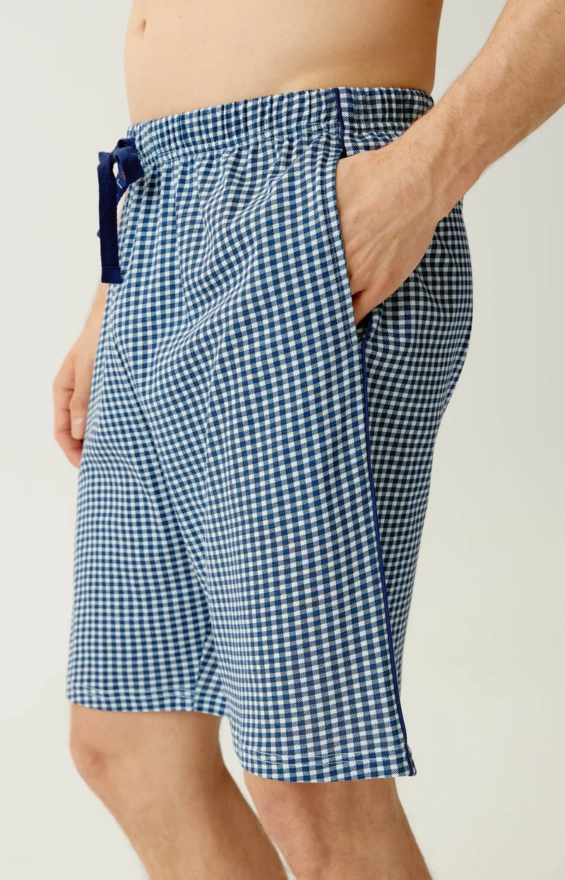 Pyjashort en jersey de coton léger - Pilote de lit