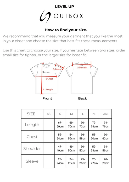 OUTBOX LEVEL UP WHITE TEE