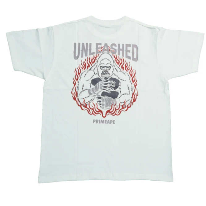 PRIMEAPE UNLEASHED OVERSIZED TEE (WHITE)