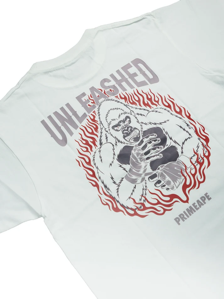 PRIMEAPE UNLEASHED OVERSIZED TEE (WHITE)