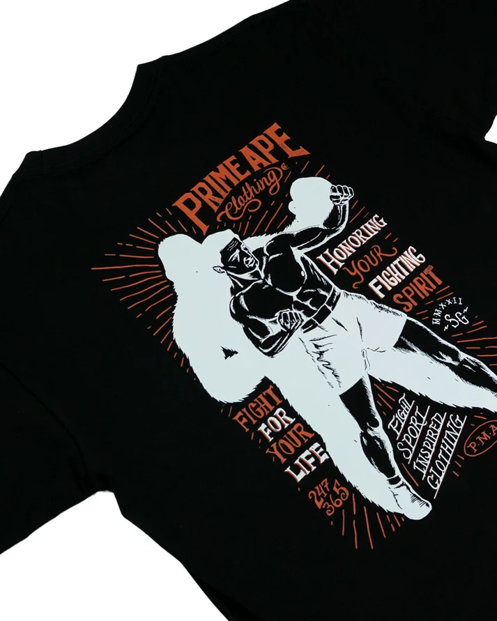 PRIMEAPE BOXING GRAPHIC TEE (BLACK)