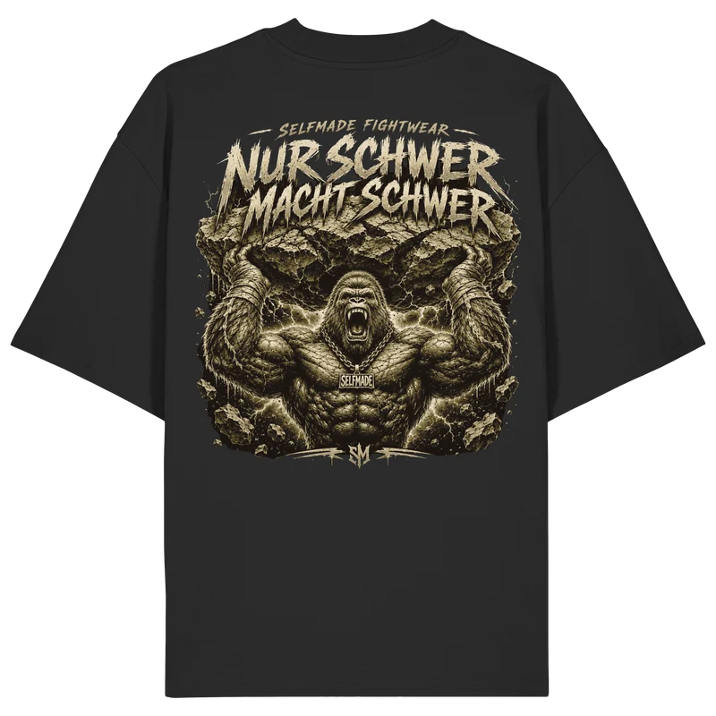 Schwer macht Schwer Gym No10 - Organic Oversize Shirt