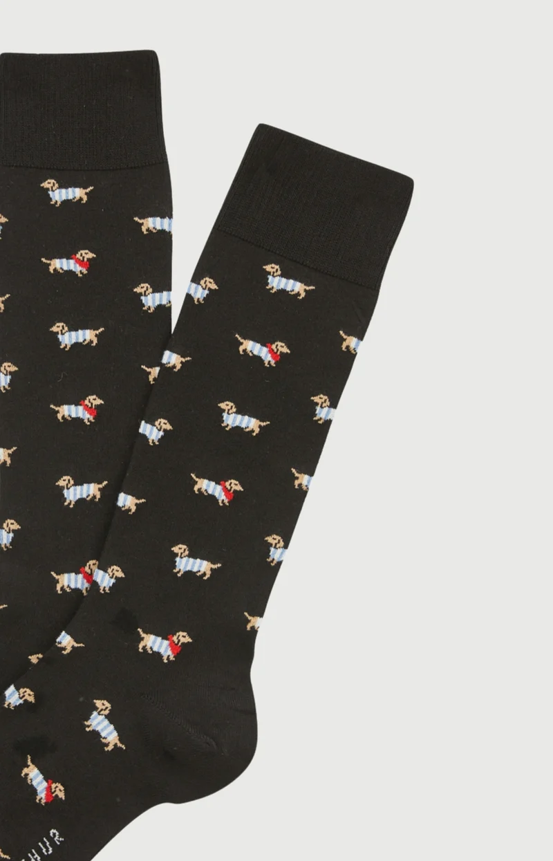 Chaussettes en coton - Tobbie Noir