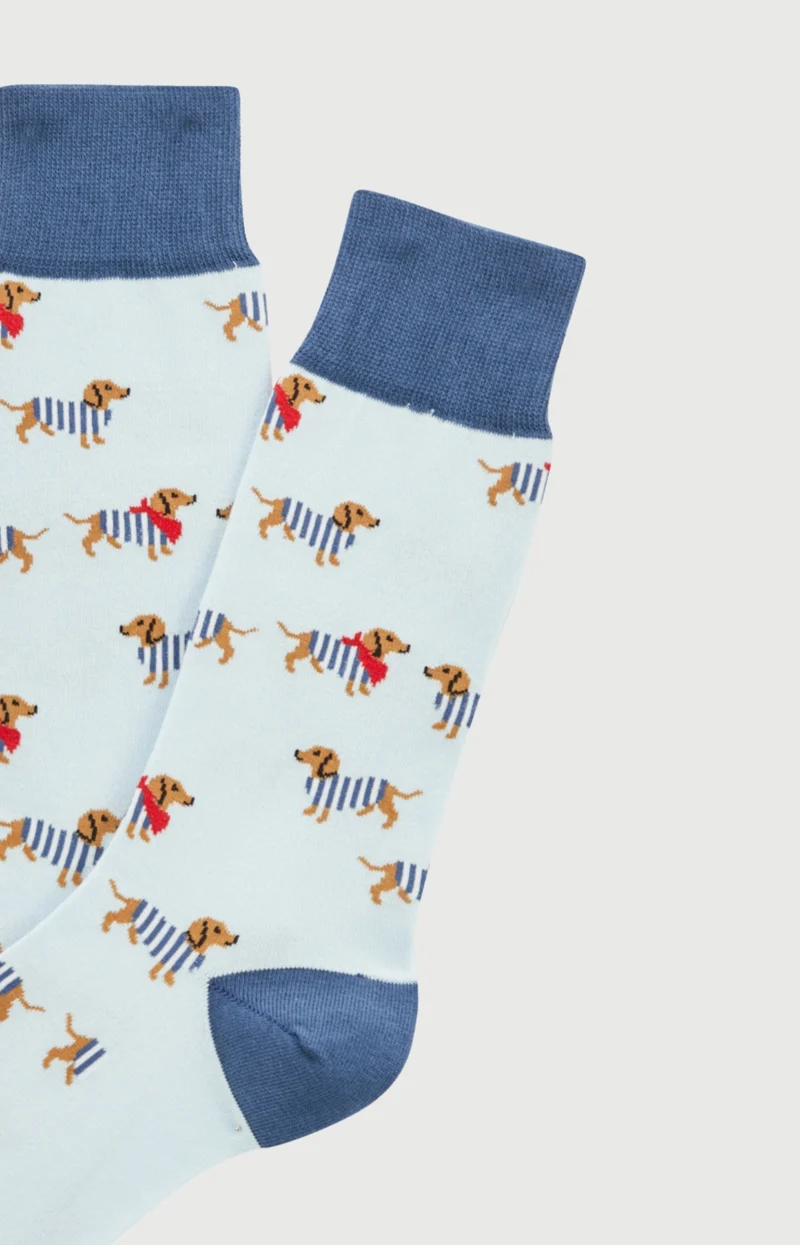 Chaussettes en coton - Tobbie Bleu