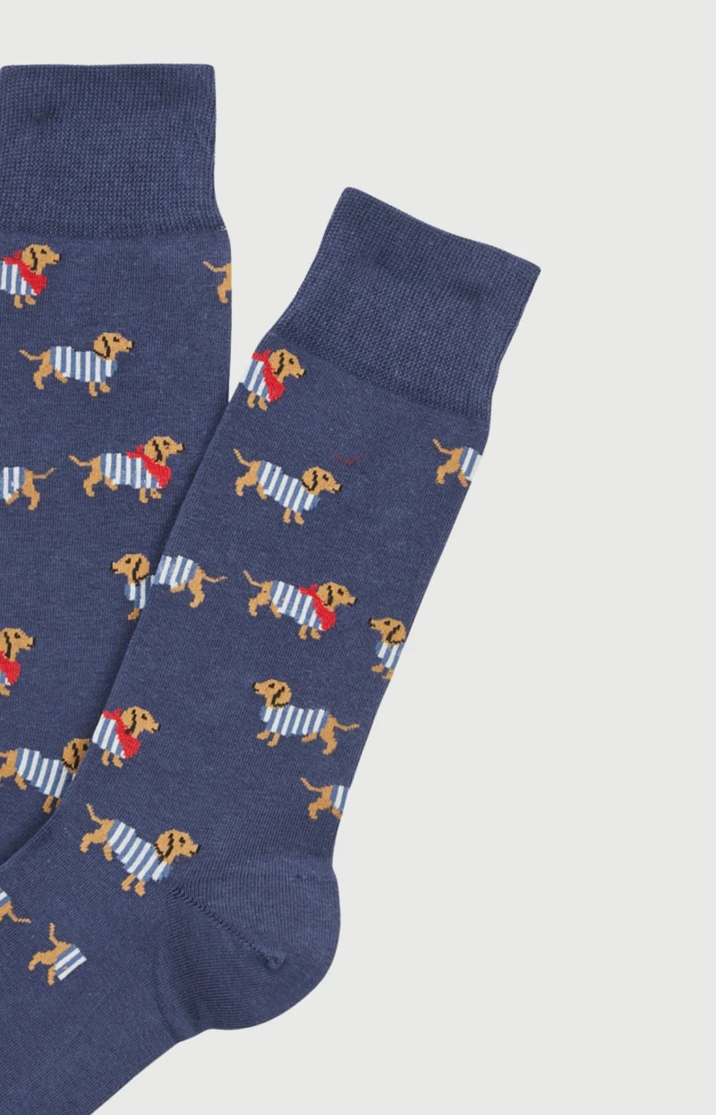 Chaussettes en coton - Tobbie Marine