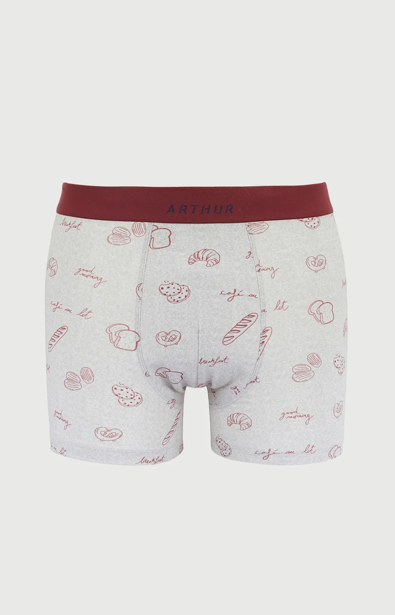 Boxer en jersey de coton - P'tit dej au lit