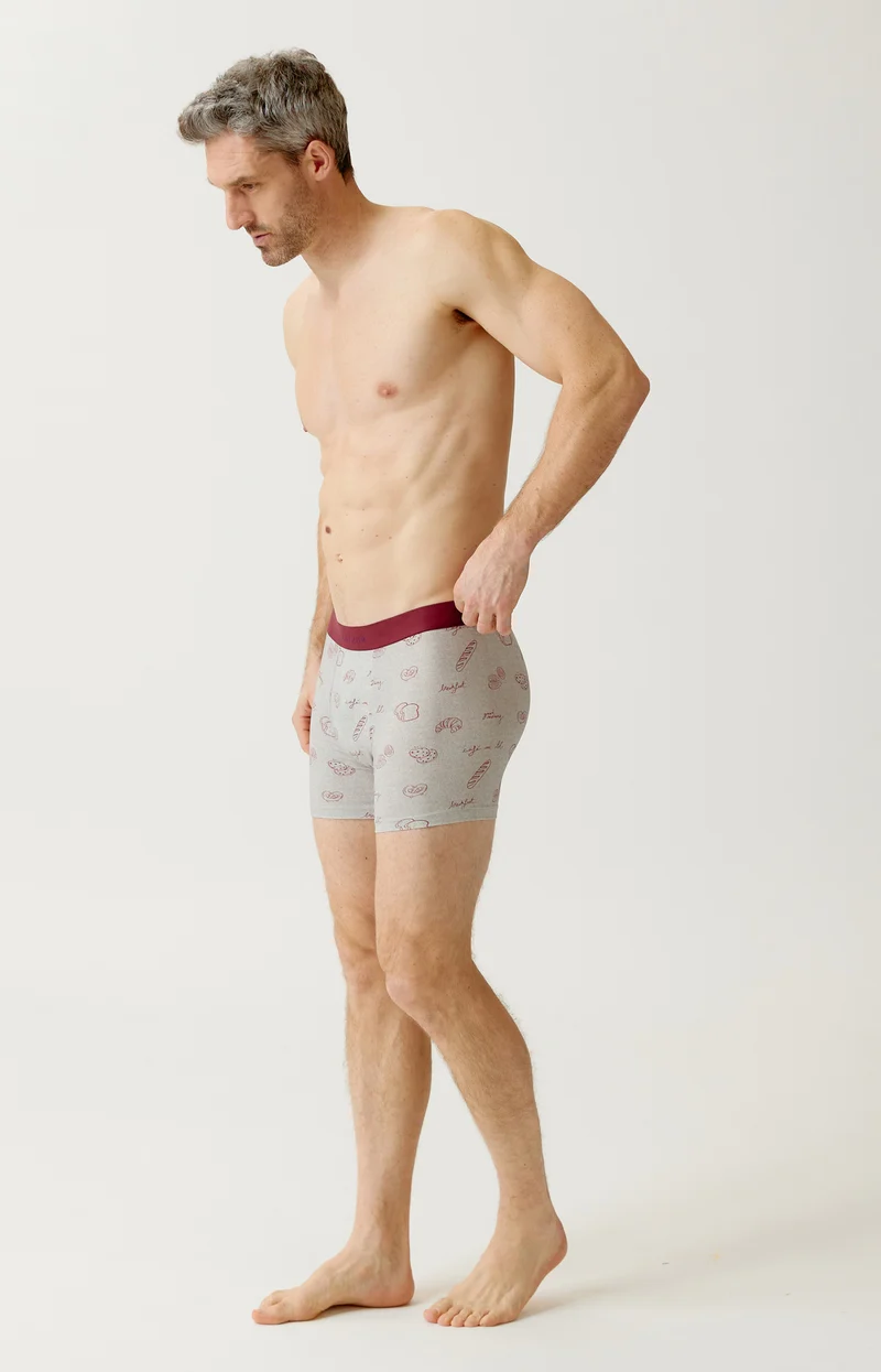 Boxer en jersey de coton - P'tit dej au lit