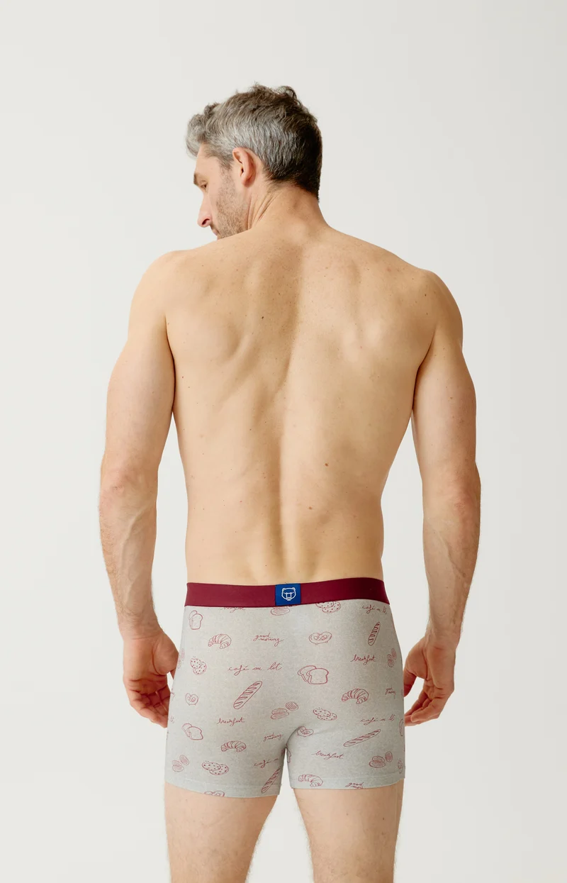 Boxer en jersey de coton - P'tit dej au lit