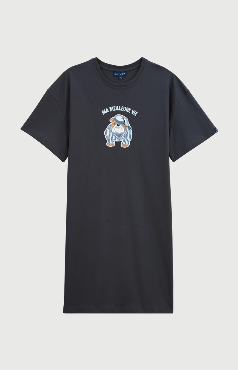 Maxi Tee-Shirt en jersey de coton léger - Ma meilleure vie