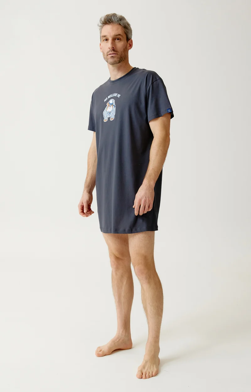 Maxi Tee-Shirt en jersey de coton léger - Ma meilleure vie