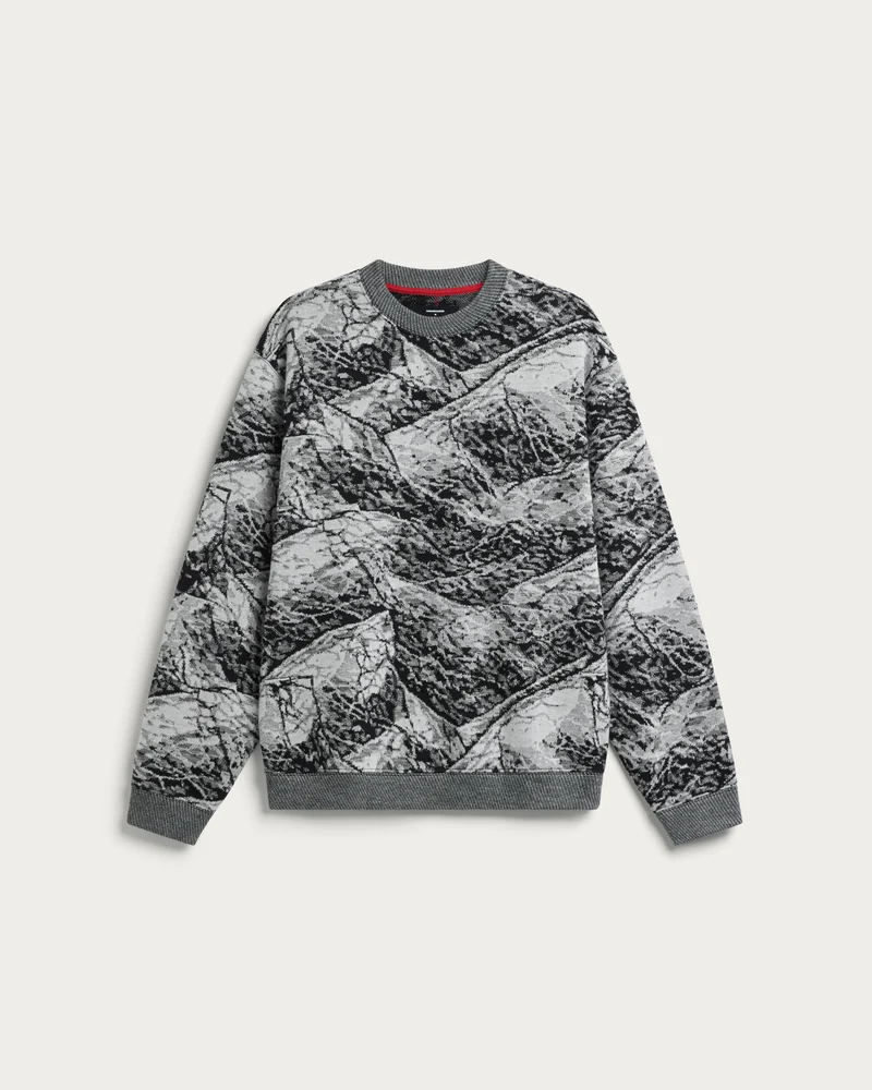 SWEATSHIRT CAVE MULTI-GREY