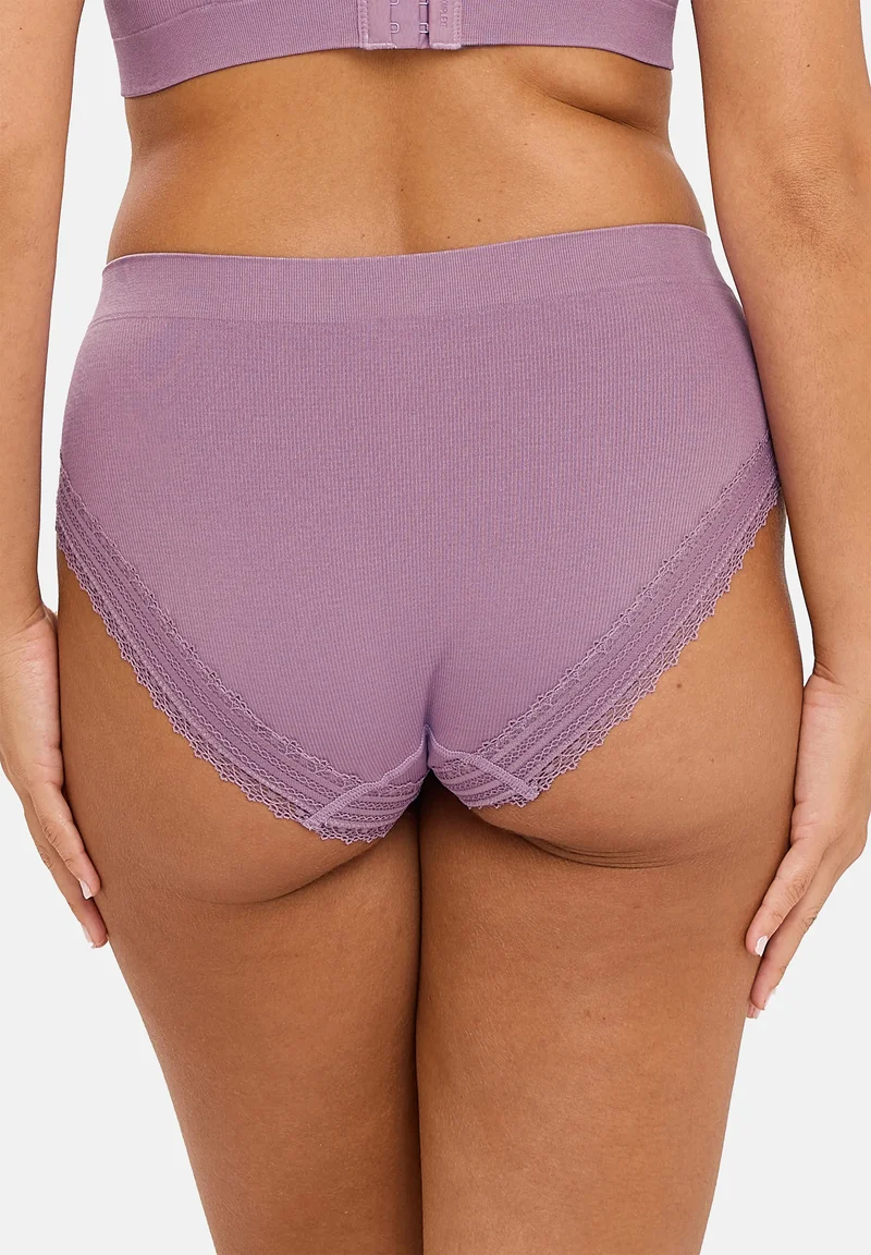 Lot de 2 slips Agathe Violet Rhapsodie et Rose Nordique