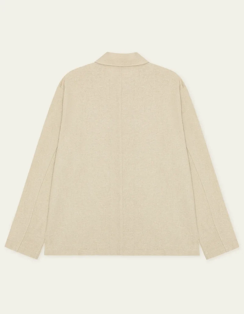 Les Deux Linen Overshirt Light Sand