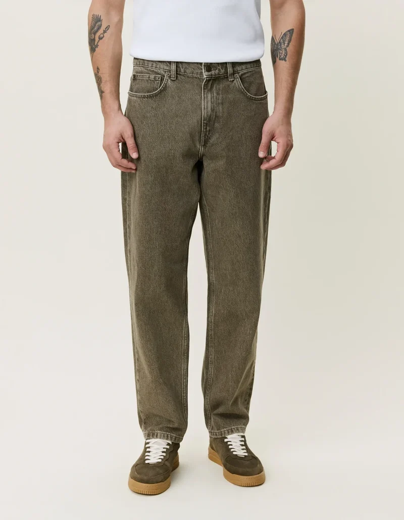 Les Deux Ryder Jeans Light Brown Denim Wash