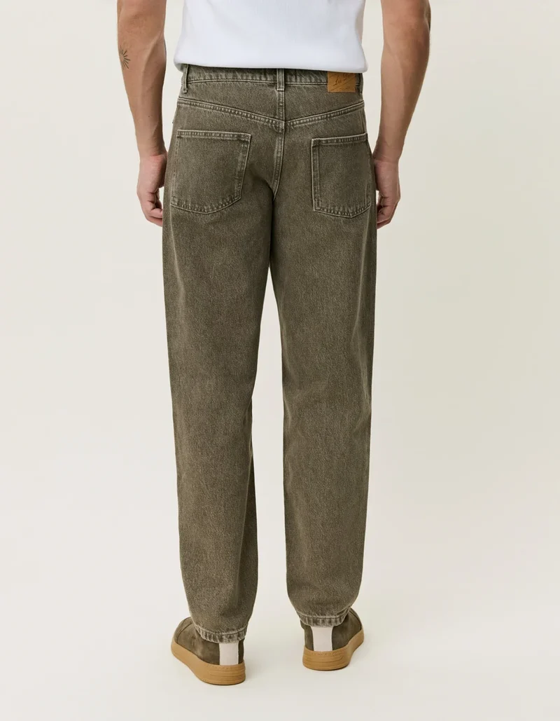 Les Deux Ryder Jeans Light Brown Denim Wash