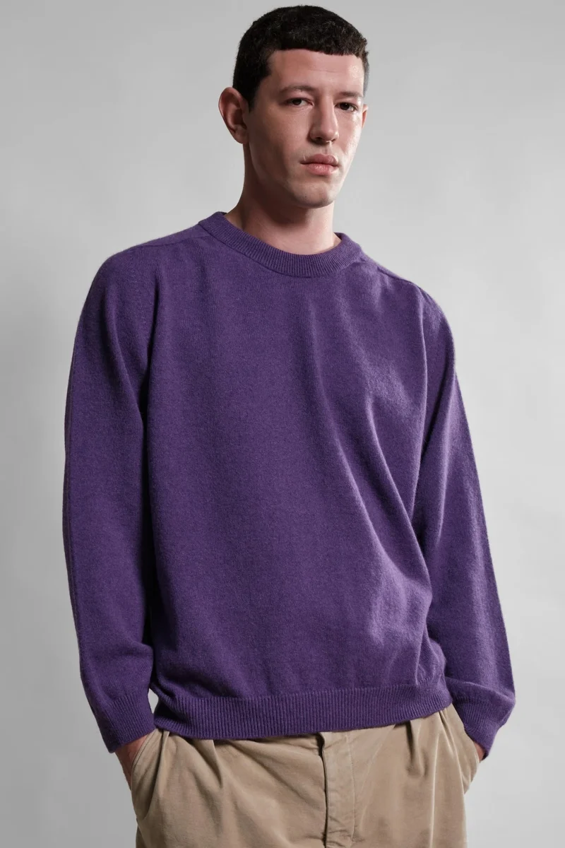 Nitto Knitwear PULL COL ROND ARMEN PRUNE