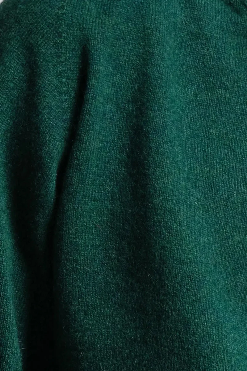 Nitto Knitwear CARDIGAN ARMEN VERT SACRAMENTO