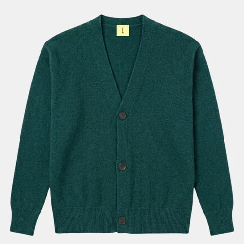 Nitto Knitwear CARDIGAN ARMEN VERT SACRAMENTO