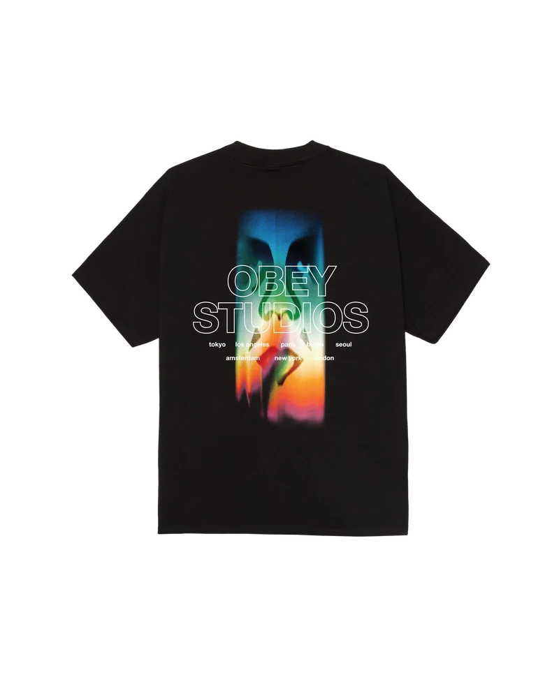 OBEY SPECTRUM CLASSIC T-SHIRT BLACK