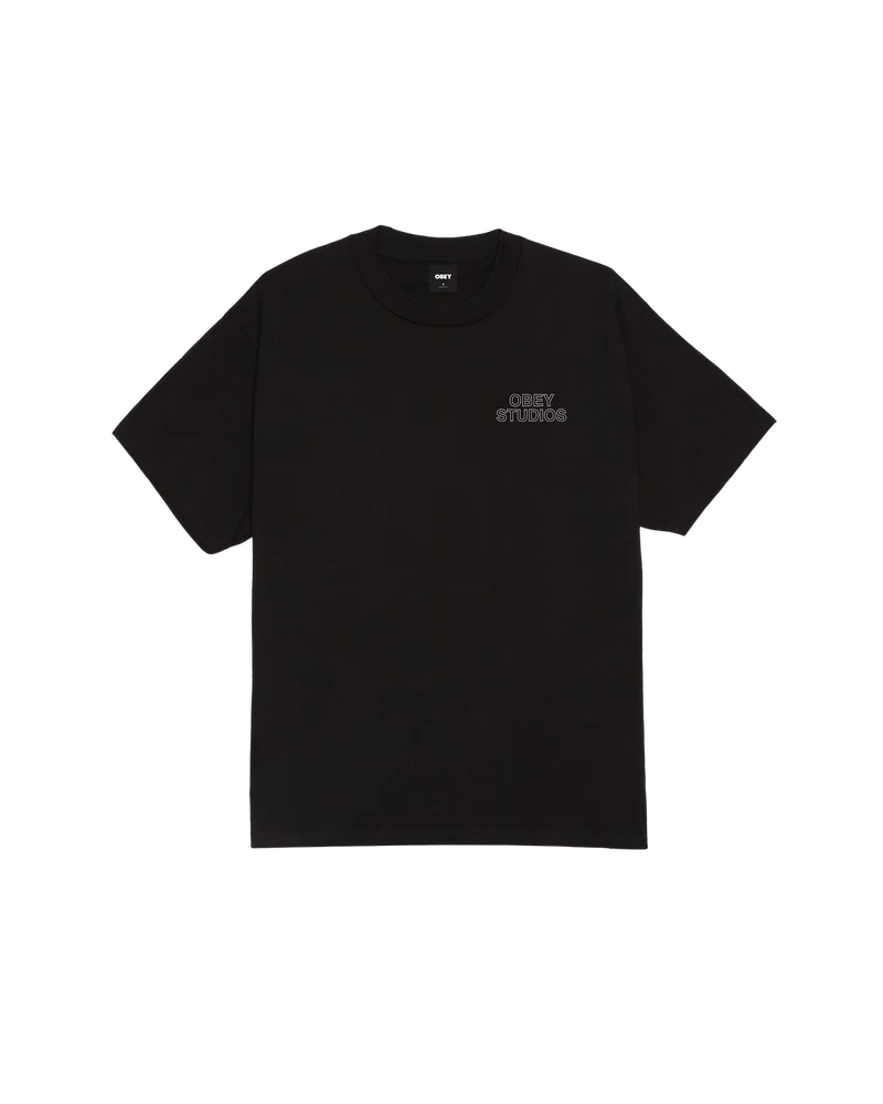 OBEY SPECTRUM CLASSIC T-SHIRT BLACK