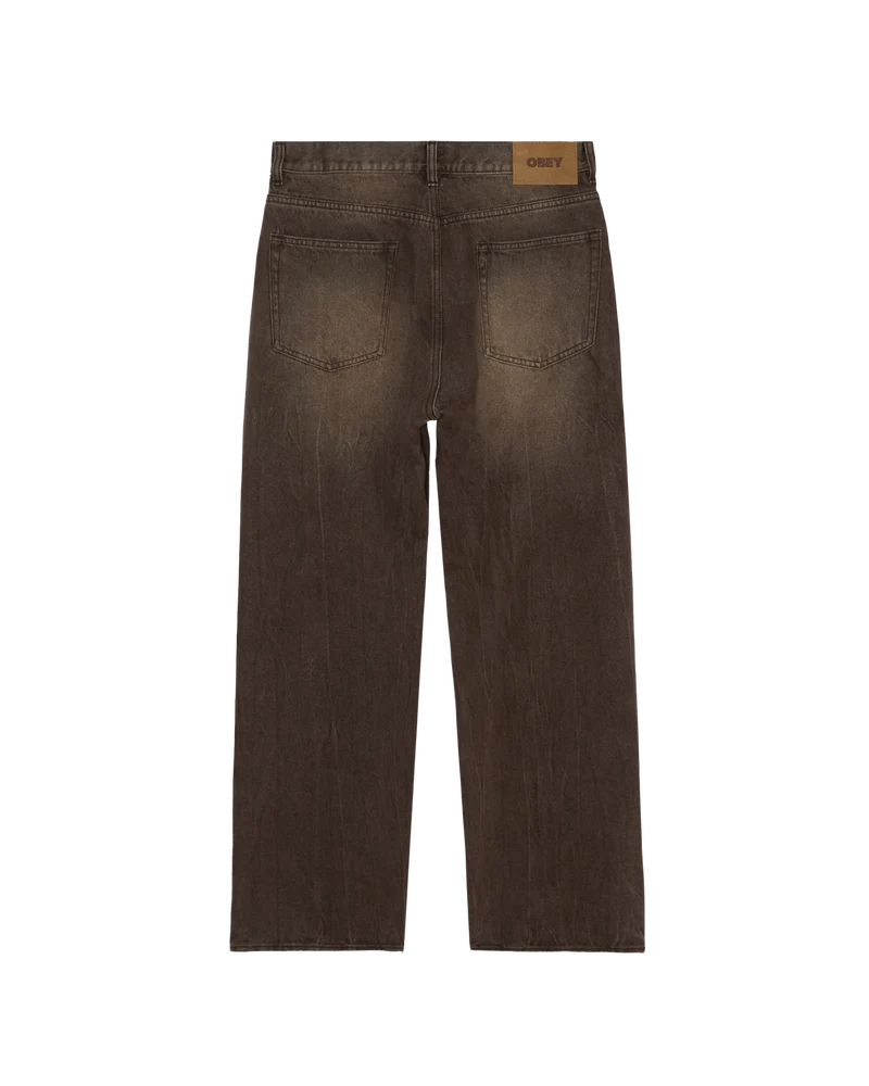 OBEY NELSON STRAIGHT LEG DENIM VINTAGE ARCHIVE WREN