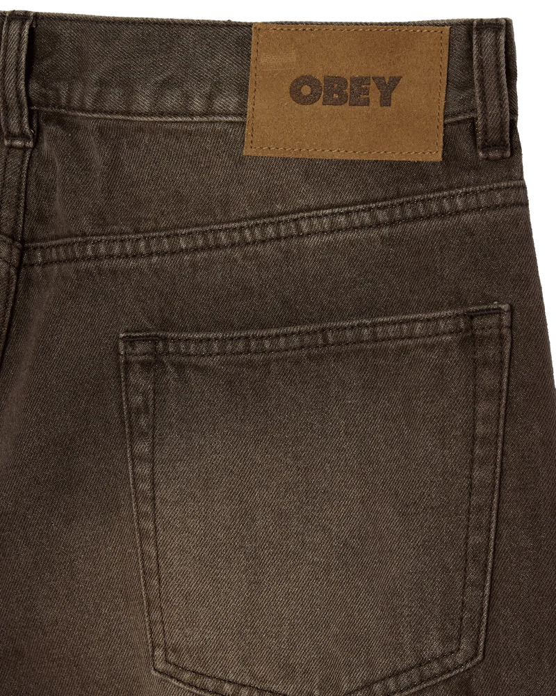 OBEY NELSON STRAIGHT LEG DENIM VINTAGE ARCHIVE WREN