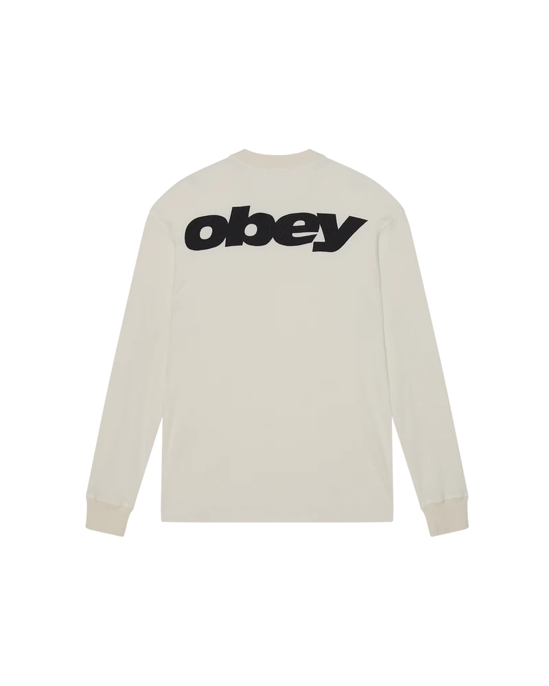 OBEY LEAGUE THERMAL DUSTY CHALK