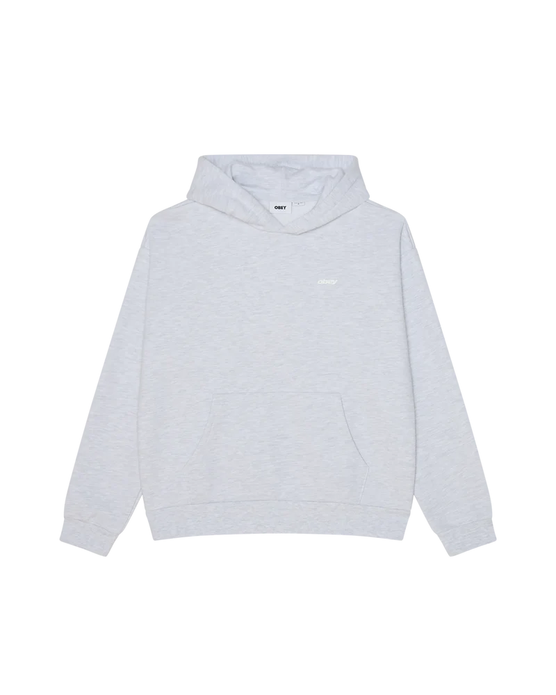OBEY INTERCONTINENTAL EXTRA HY PULLOVER ASH GREY