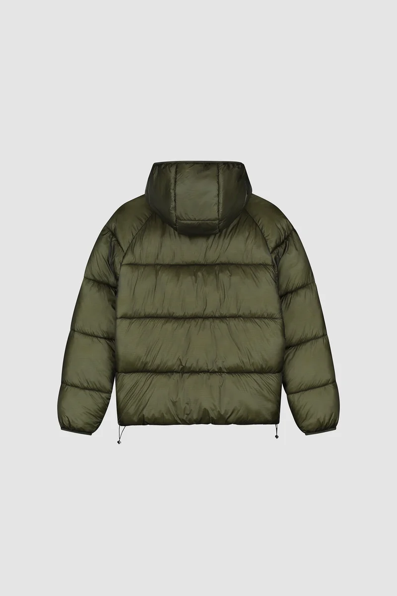 Arte Antwerp Ripstop Hooded Puffer Green