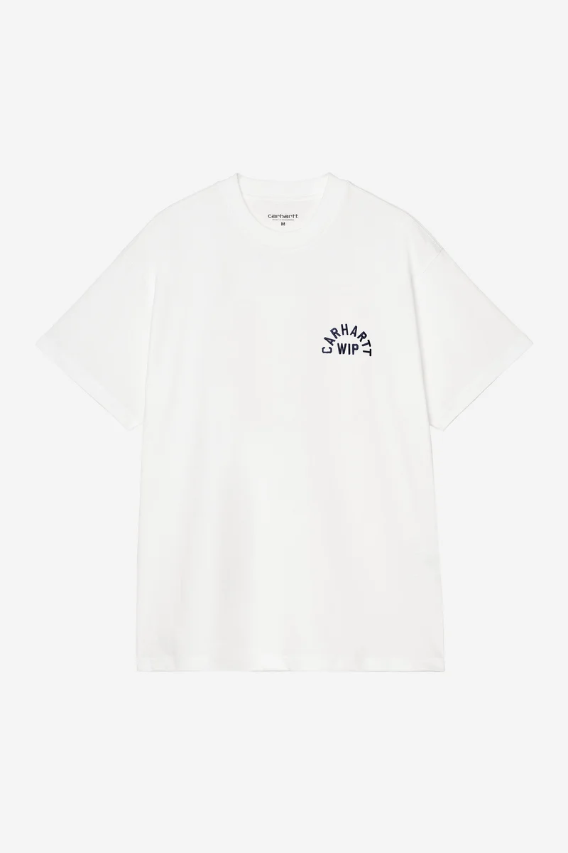 Carhartt Wip ARCH SCRIPT S/S TEE White / Dark Navy