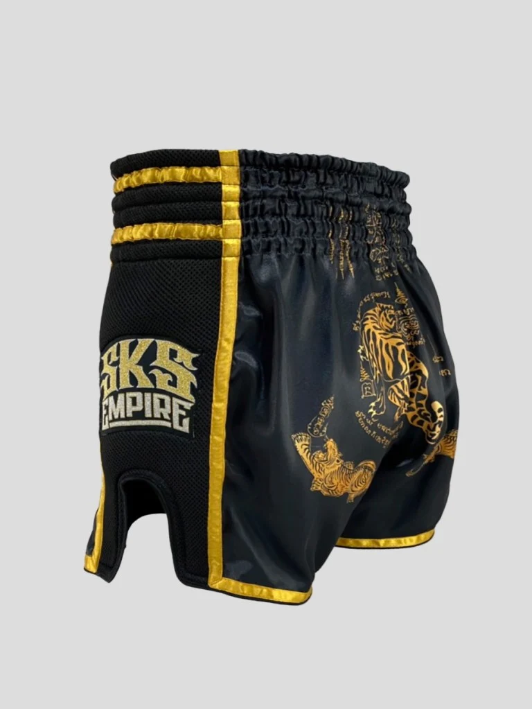 SKS EMPIRE SAKYANT TIGER SHORTS (BLACK)