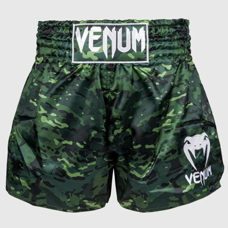 VENUM CLASSIC MUAY THAI SHORTS (FOREST CAMO)