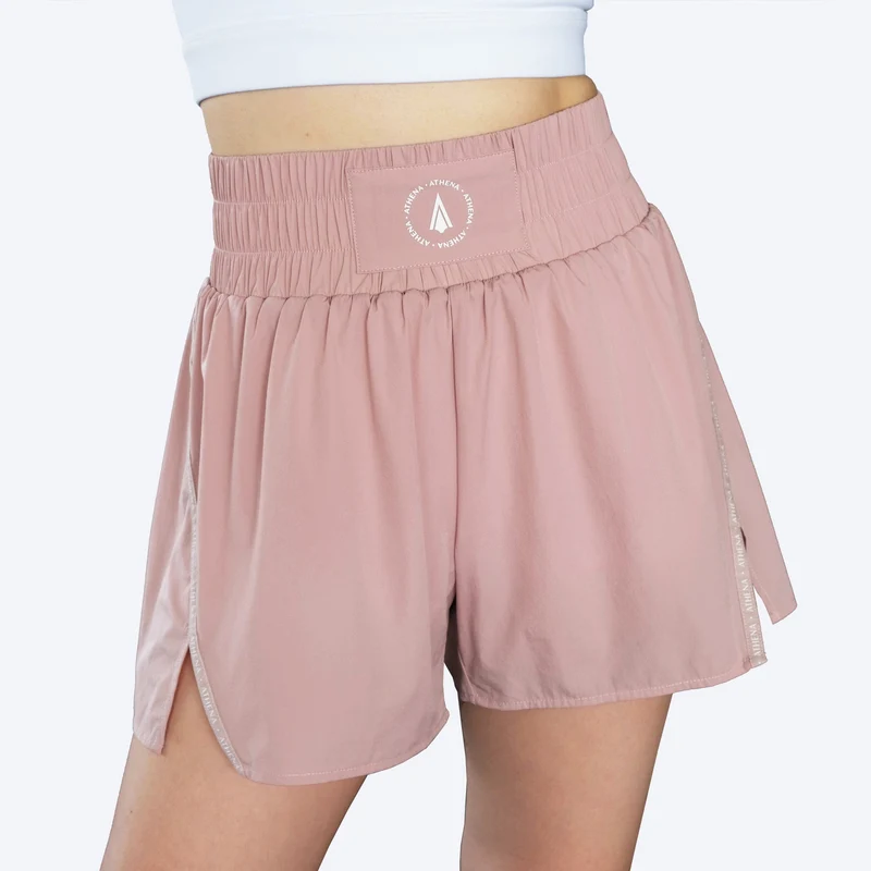 ATHENA FIGHTWEAR THEIA BOXING SHORTS (LIGHT PINK)