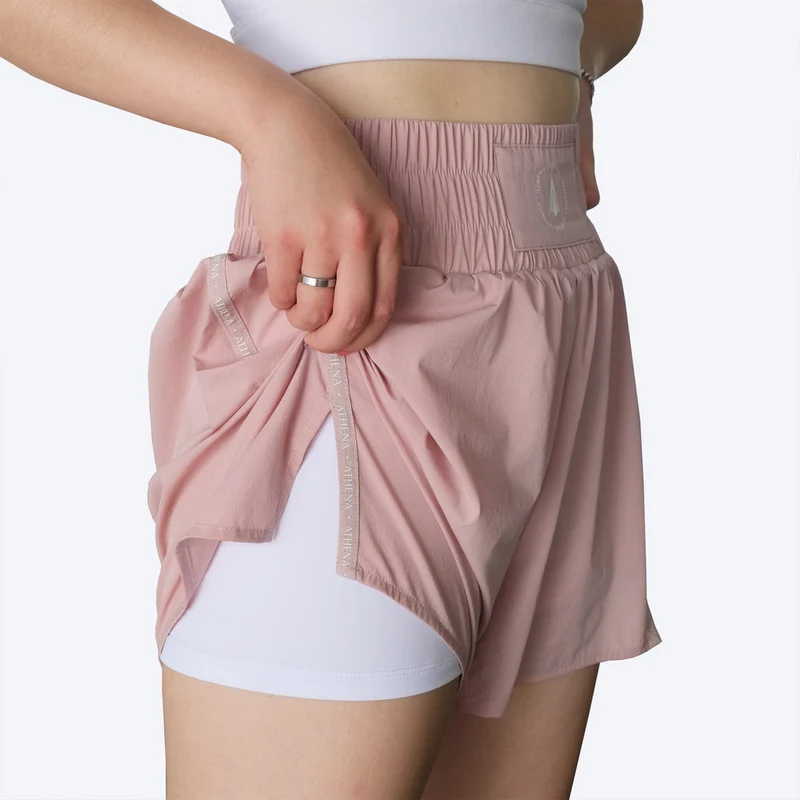 ATHENA FIGHTWEAR THEIA BOXING SHORTS (LIGHT PINK)