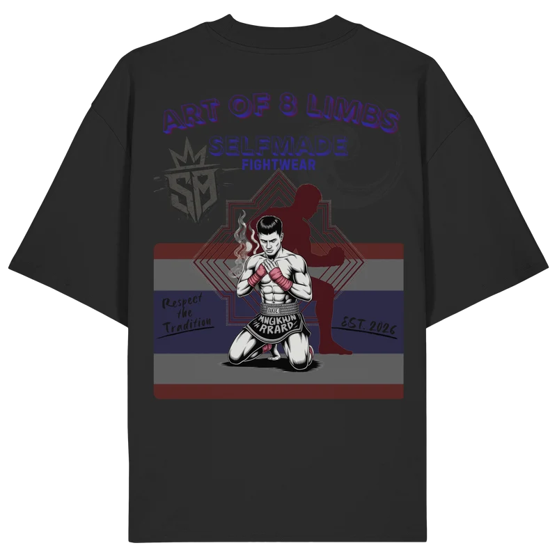 8 Limbs Muaythai No15 - Organic Oversize Shirt
