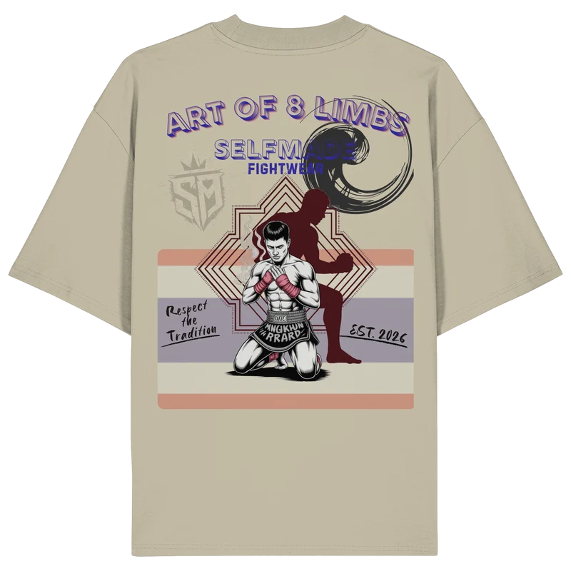 8 Limbs Muaythai No15 - Organic Oversize Shirt