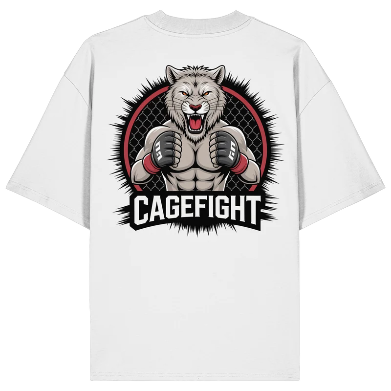 Cage Fight Animal No8 - Organic Oversize Shirt