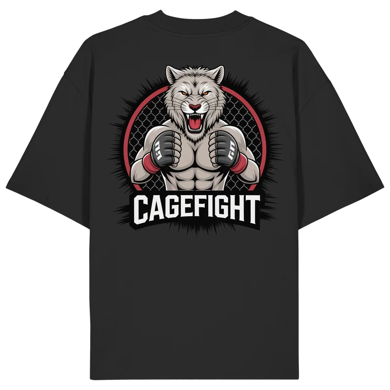 Cage Fight Animal No8 - Organic Oversize Shirt