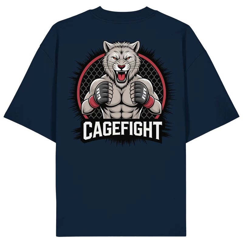 Cage Fight Animal No8 - Organic Oversize Shirt