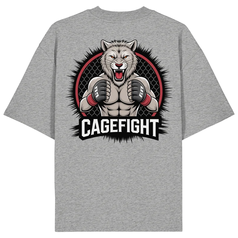 Cage Fight Animal No8 - Organic Oversize Shirt