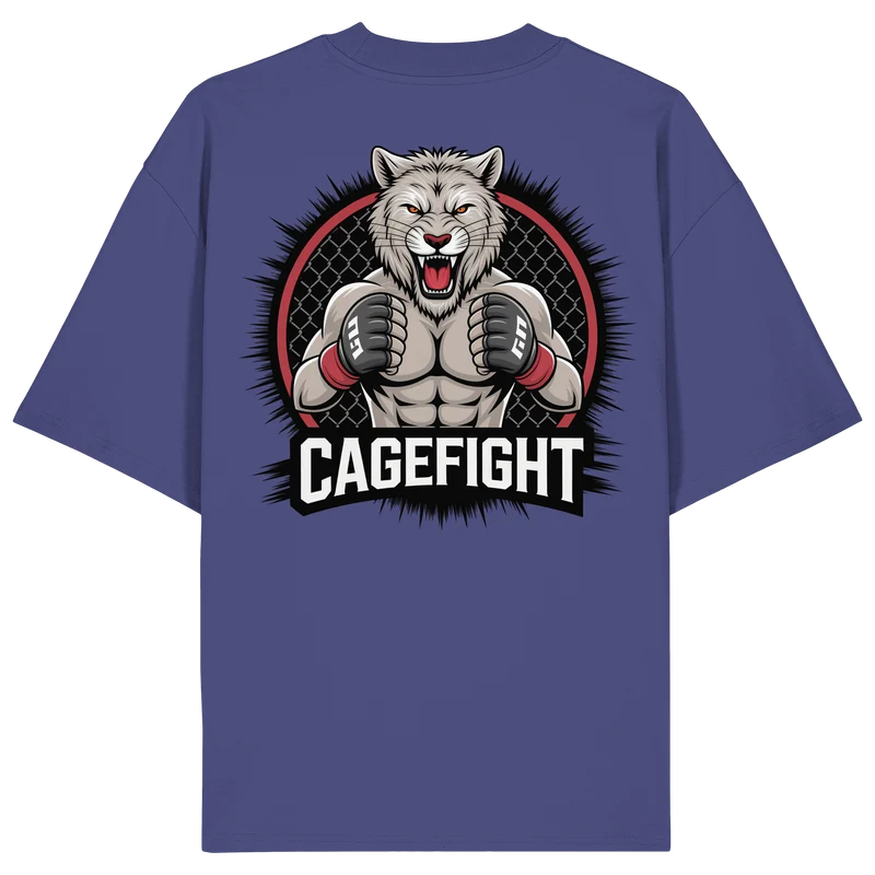 Cage Fight Animal No8 - Organic Oversize Shirt