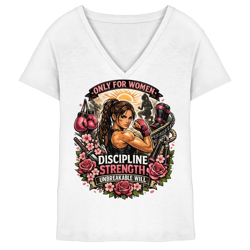 Only for Women No10 - Ladies V-Neck Shirt