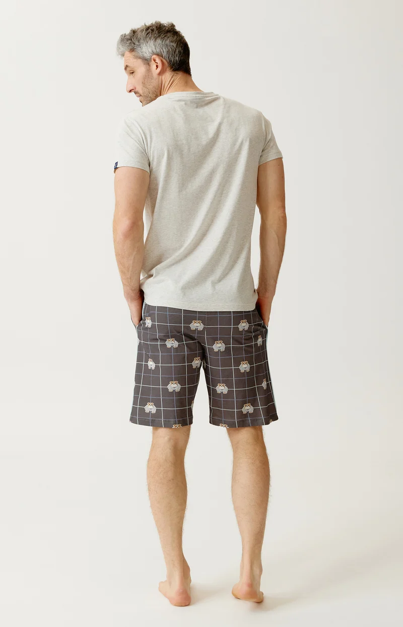 Pyjashort en jersey de coton léger - Ma meilleure vie